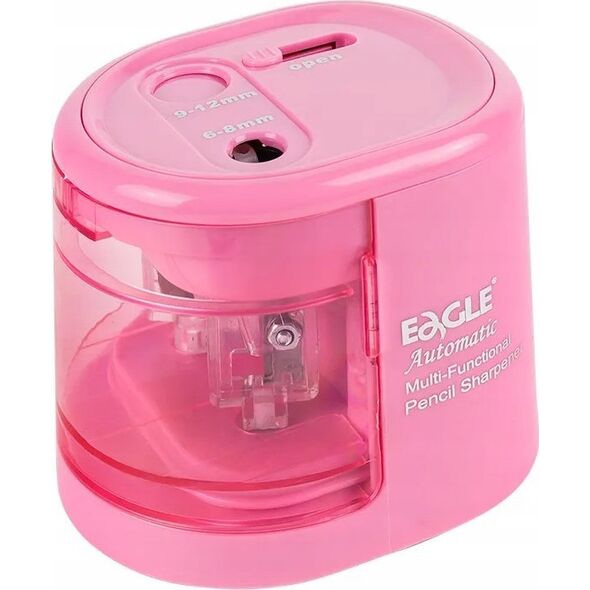 Eagle Temperówka na baterie Eagle EG-5161USB 2 otwory różowa 13788946 5903364219741