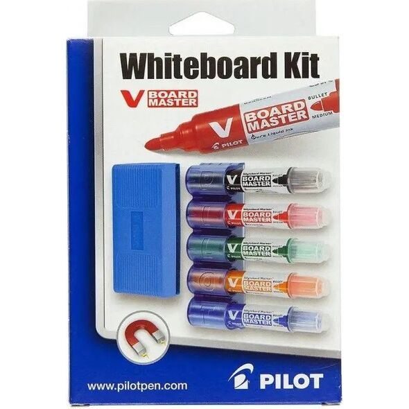 Pilot PILOT V Board Master Whiteboard-Marker 2.0 - 5.0 mm Mehrfarbig 13798605 3131910666301
