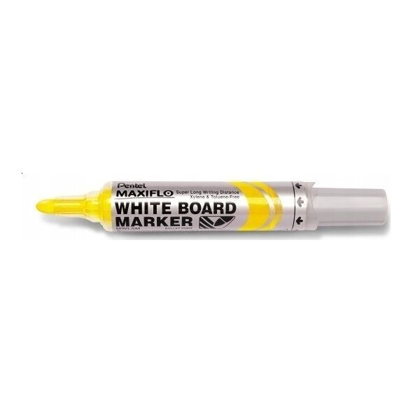 Pentel Pentel MWL5M-G, 1 pc(s), Yellow, Bullet tip, Yellow, Round, 2.5 mm 13798673 3474374500072