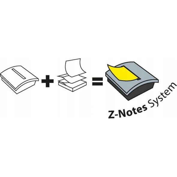 3M POST-IT R330 GENBRUG Z-NOTES PK12 + DISPENSER U/B 13800184 4054596723313