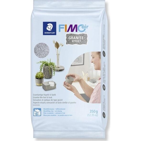 Staedtler Staedtler® FIMO AIR granit-effect 350g grå 13802387 4007817089200