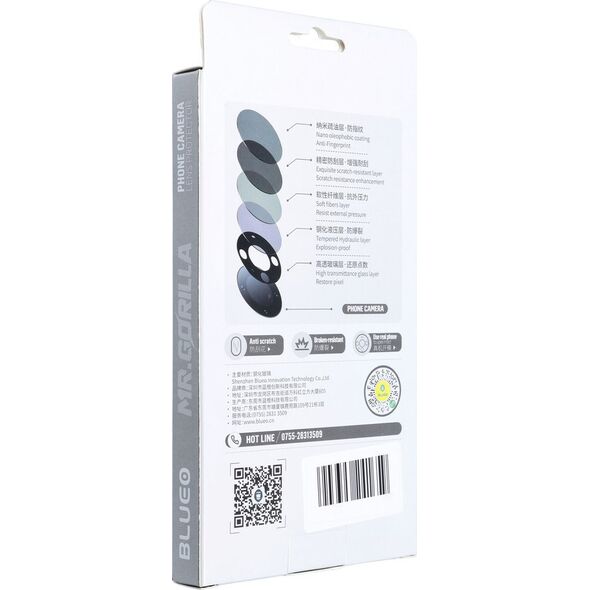 Blueo 5D Mr. Monkey Armor Camera Glass (Hot Bending) - do Samsung Galaxy S24 Ultra czarny 13802728 5903396241642