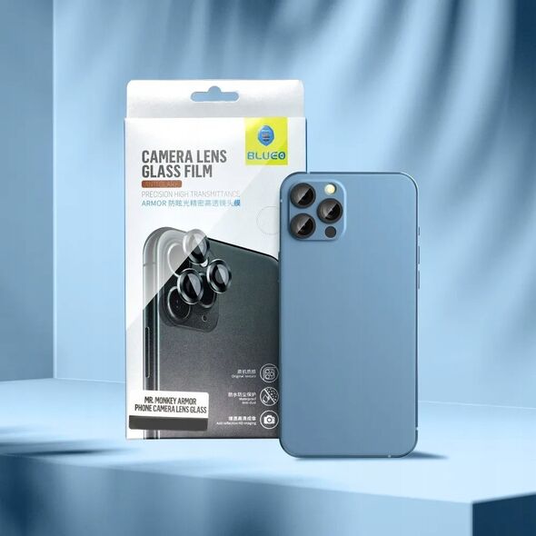 Blueo 5D Mr. Monkey Armor Camera Glass (Hot Bending) - do Samsung Galaxy S24 Ultra czarny 13802728 5903396241642