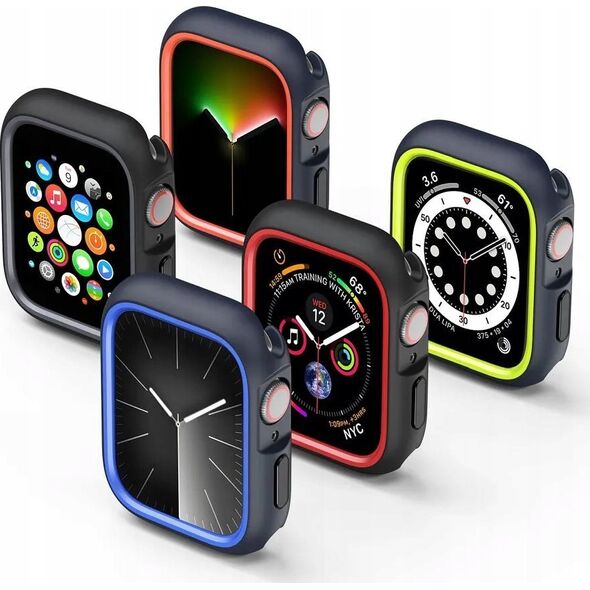 Dux Ducis DUX DUCIS futerał BAMO do Apple Watch 7 / 8 / 9 45 mm czarno pomarańczowy 13802886 6934913021262