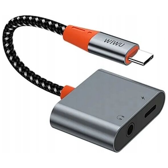 WiWU WiWU - Audio adapter LT10 Typ C do Typ C + 3.5mm 13802912 6936686407540