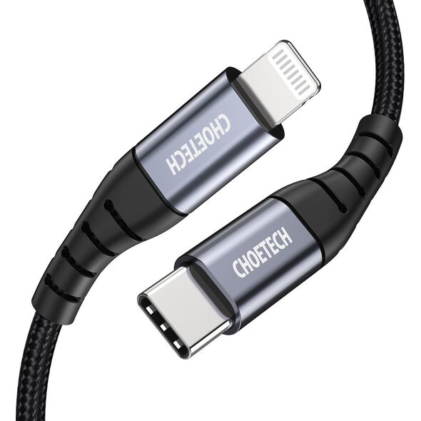 Kabel USB Choetech USB-C - Lightning 2 m Czarny (6971824975932) 13804597 6971824975932