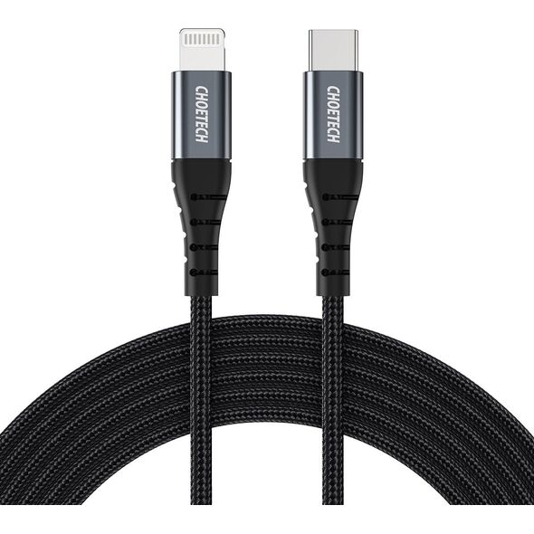 Kabel USB Choetech USB-C - Lightning 2 m Czarny (6971824975932) 13804597 6971824975932