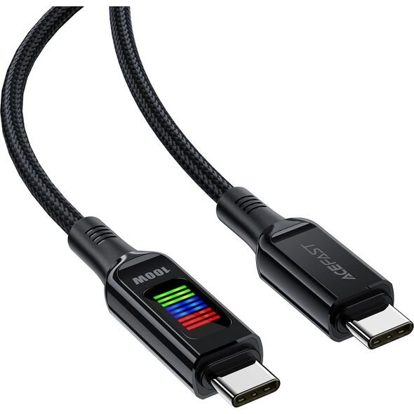 Kabel USB Acefast USB-C - USB-C 1.2 m Czarny (6974316282778) 13804601 6974316282778