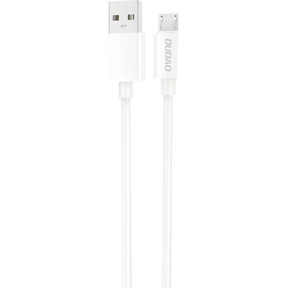 Kabel USB Dudao USB-A - microUSB 1 m Biały (6976625331741) 13804603 6976625331741