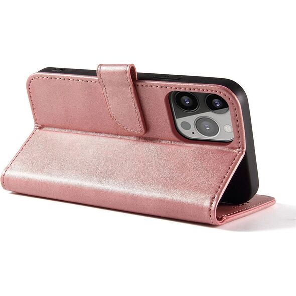 Hurtel Etui Magnet Case do Samsung S24 Ultra z klapką i portfelem - różowe 13804723 9145576284810
