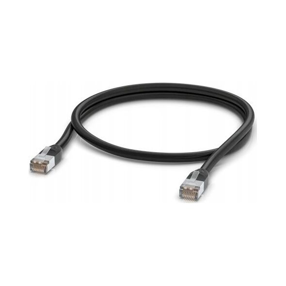 Ubiquiti Ubiquiti UACC-Cable-Patch-Outdoor-1m-BK | Patchcord LAN | Zewnętrzny, Cat.5e STP, 1m, czarny 13810081 810010077394