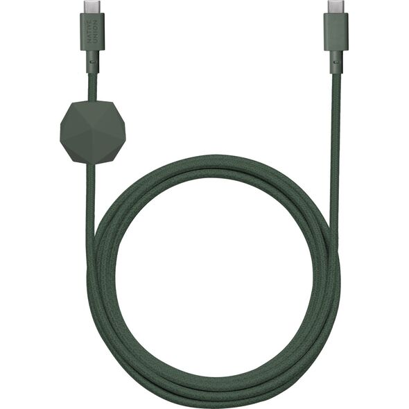 Kabel USB Native Union USB-C - USB-C 3 m Zielony (ACABLE-C-GRN-NP) 13811826 4895200477136