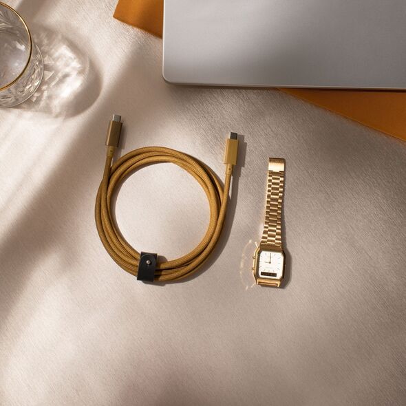 Kabel USB Native Union USB-C - USB-C 2.4 m Zielony (BELT-PRO2-GRN-NP) 13811830 4895200477099