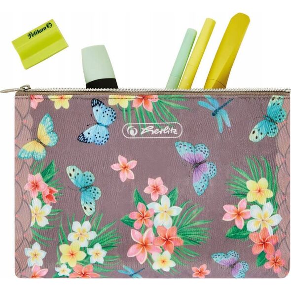 Piórnik Herlitz Herlitz Faulenzer flach Ladylike Butterflies 13812315 4008110360881