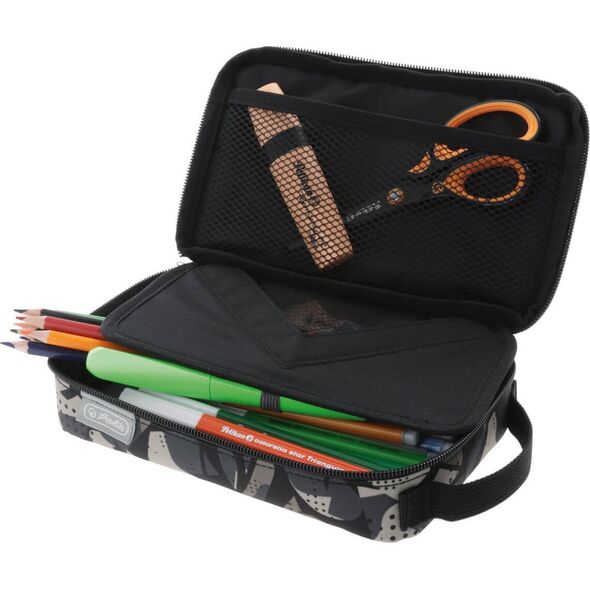 Piórnik Herlitz Herlitz Faulenzer 2 Go CamoGrey 13812379 4008110373546