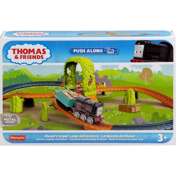 Mattel THOMAS ZESTAW Z LOKOMOTYWA POPCHNIJ MIX HGY82 W4 13812811 194735061679