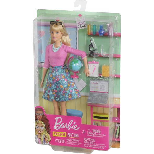 Lalka Barbie Mattel BRB KARIERA NAUCZYCIELKA Z LAPTOPEM GJC23 WB4 13812971 887961808230