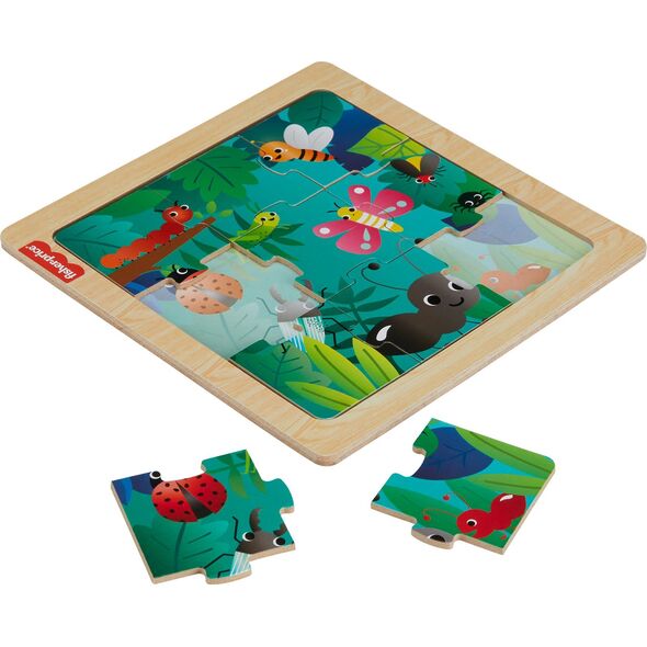 Mattel FP WOOD PUZZLE KOLEKCJA UKLADANEK MIX HXV15 20 13812995 194735238323