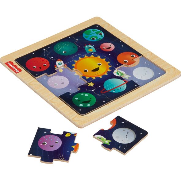 Mattel FP WOOD PUZZLE KOLEKCJA UKLADANEK MIX HXV15 20 13812995 194735238323