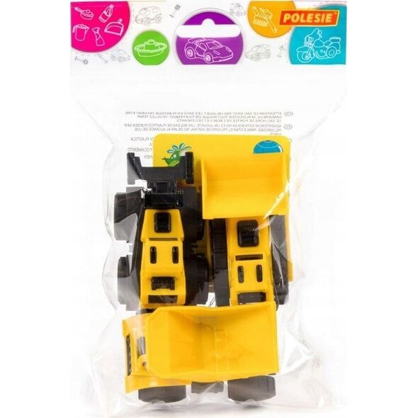 Polesie Polesie 47981 Wywrotka mini + Spychacz mini gąsienicowy + Wózek widłowy mini w woreczku 13813390 4810344147981