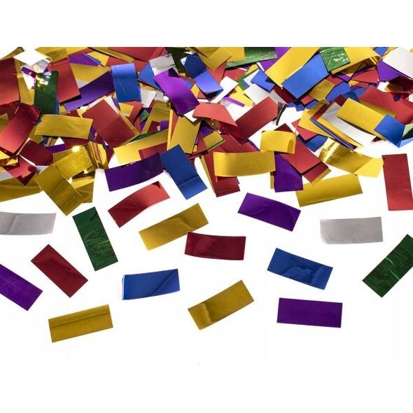 AMSCAN Armatka konfetti Multicolor folia czterokątna 60cm 9916480 13813777 194099119023