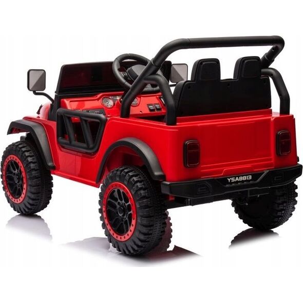 Lean Cars Auto Na kumulator A8813 24V Czerwony 13813914 5905991013563