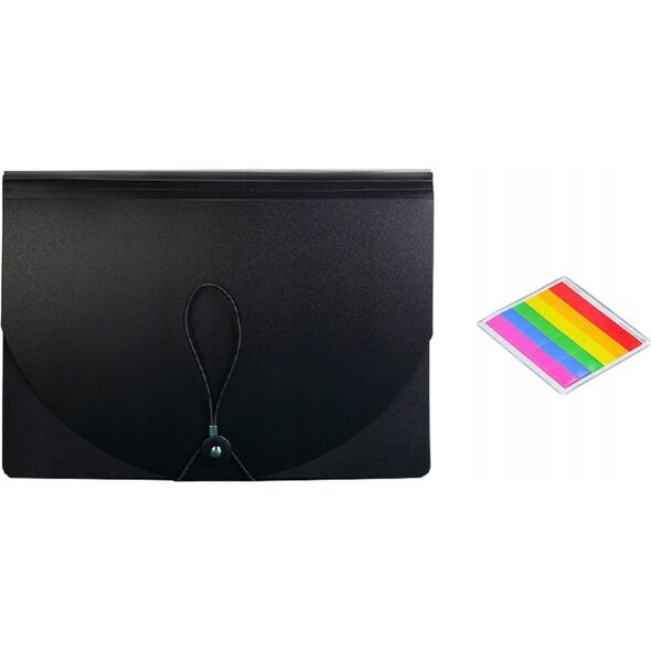 LeanToys Organizer Teczka Z Przegródkami Kolorowa Zakładki Dokumenty A4 13813972 5905991024002