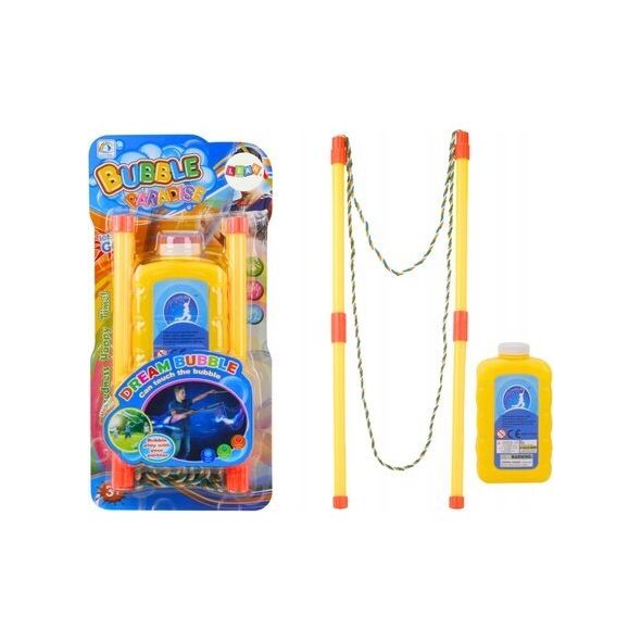 LeanToys Zestaw Do Ogromnych Baniek Mydlanych Sznurek Płyn 500ml 13813987 5905991026327