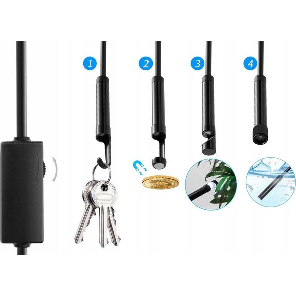 NeoTec NeoTEC Kamera inspekcyjna Ender 11 HD USB-C / Micro USB sztywny przewód 3.5 metrów 13814806 5904569414504
