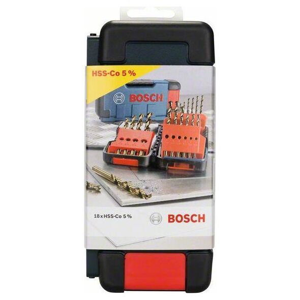 Wiertło Bosch ZESTAW WIERTEÅ HSS-CO 18SZT. 13815325 3165140574730