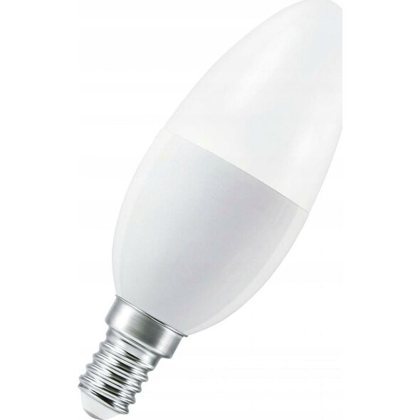Ledvance Żarówka LED Osram 4,9W (40W) E14 B35 470lm 2700K ciepła 230V ściemnialna świeczka mleczna 4099854044052 13815997 4099854044052