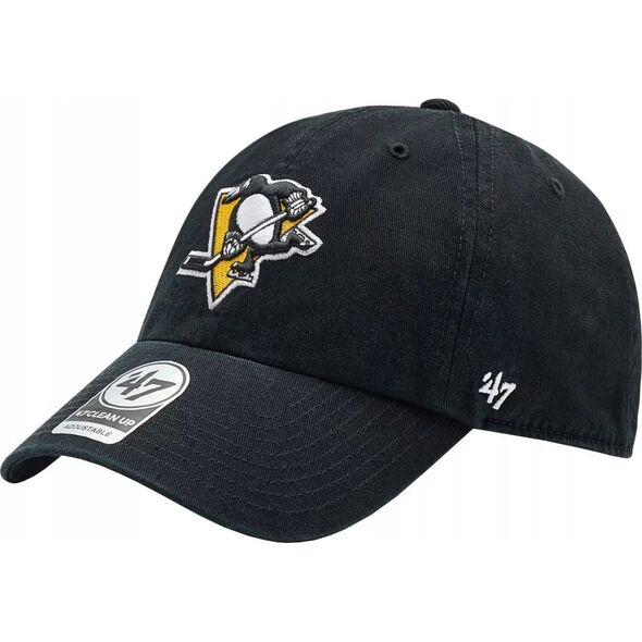 47 Brand 47 Brand NHL Pittsburgh Penguins Cap H-RGW15GWS-BKB Czarne One size 13816908 888442647669