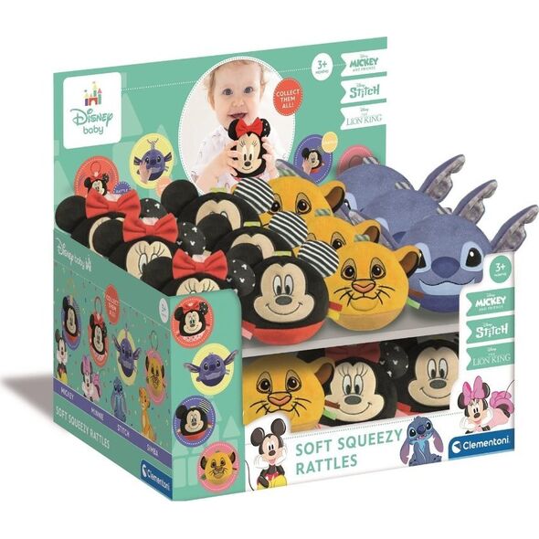 Clementoni CLE BABY Disney mięciutkie piłeczki zawiesz. 17917 13819152 8005125179176