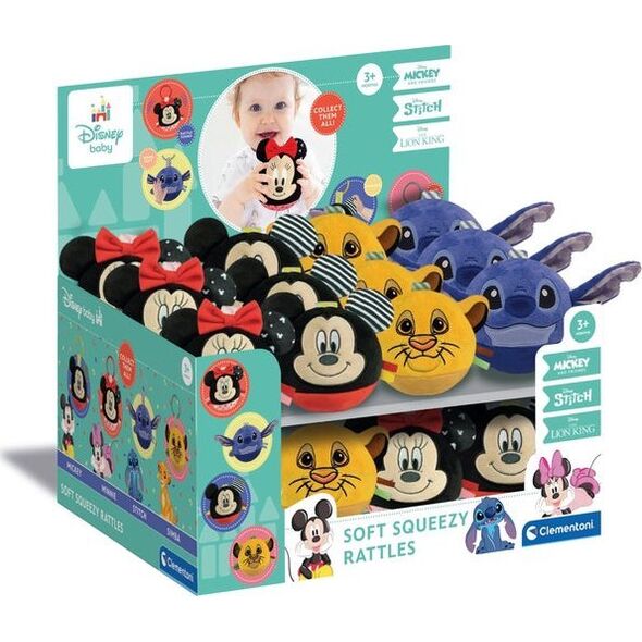 Clementoni CLE BABY Disney mięciutkie piłeczki zawiesz. 17917 13819152 8005125179176