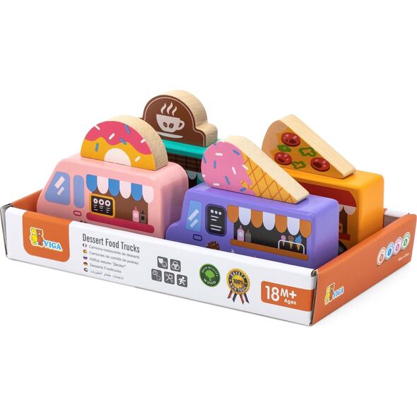 Viga Viga 44661 Food Tracki - Pojazdy cukierni 13822915 6971608446610
