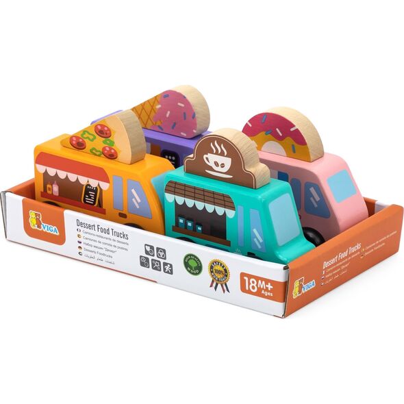 Viga Viga 44661 Food Tracki - Pojazdy cukierni 13822915 6971608446610
