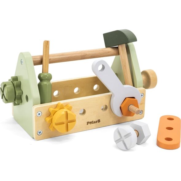 Viga Toys VIGA PolarB Skrzynka z Narzędziami Zestaw Drewniany 13823653 6971608442292