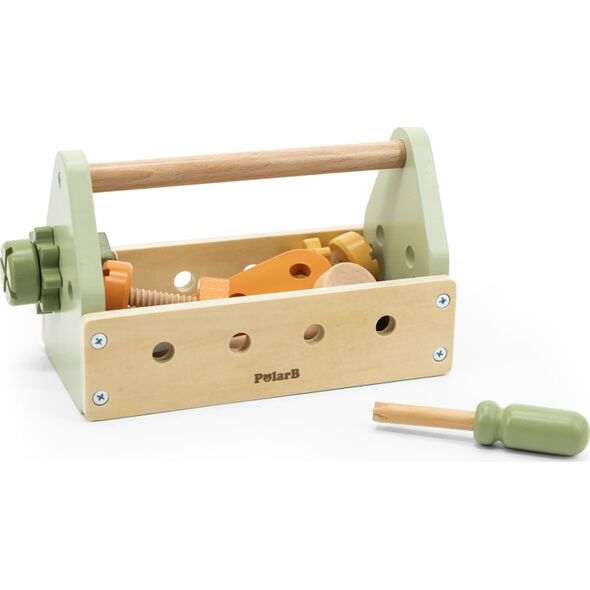 Viga Toys VIGA PolarB Skrzynka z Narzędziami Zestaw Drewniany 13823653 6971608442292