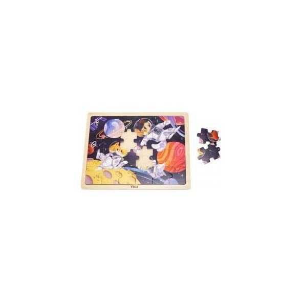 Viga Viga 44646 Puzzle na podkładce 24 elementy - kosmos 13828273 6971608446467