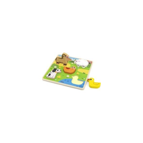 Viga Viga 44662 Drewniane puzzle - Farma 13828274 6971608446627