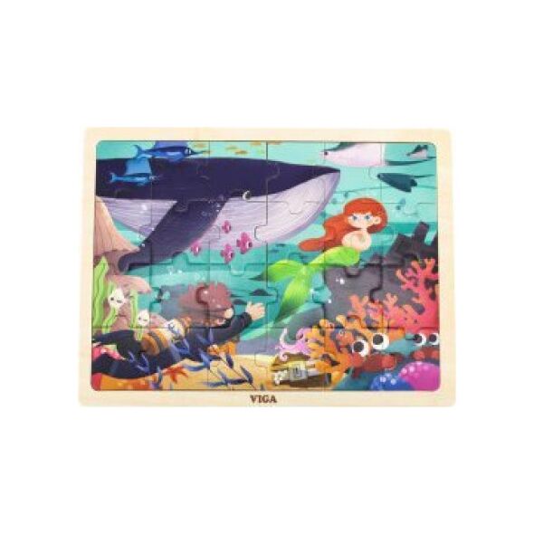 Viga Viga 44645 Puzzle na podkładce 24 elementy - morze 13828281 6971608446450