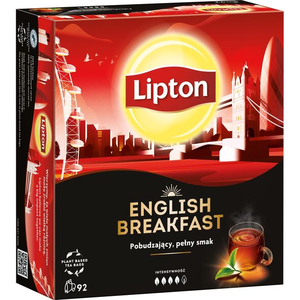 Lipton Herbata LIPTON czarna, English Breakfast, 92 torebki 13828628 8720608014422