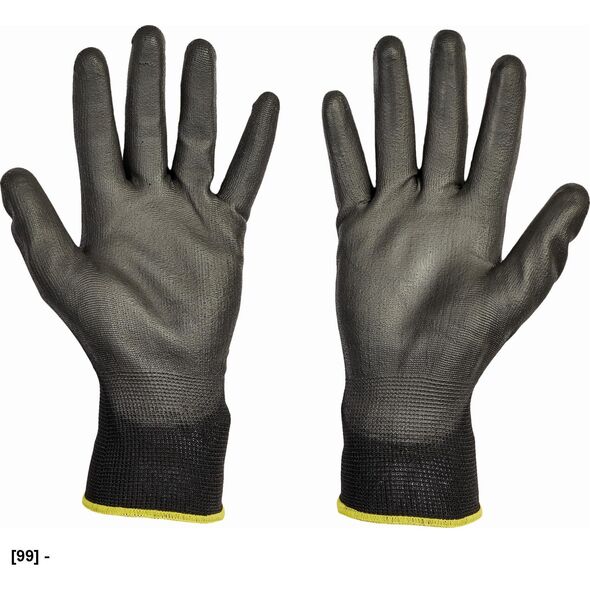 CERVA BUNTING BLACK EVOLUTION - rękawice mechaniczne powlekane 10 13832939 8591806117624