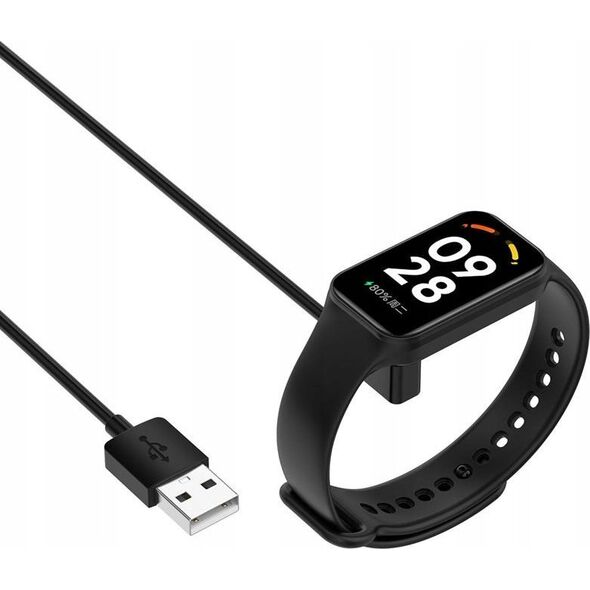 Ładowarka OEM Ładowarka USB Mi Band / Smart Band 7 Pro BLACK / CZARNY, 100cm 13839236 5901313561033