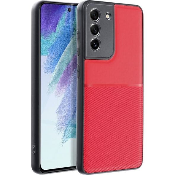 OEM Futerał NOBLE do SAMSUNG S21 FE czerwony 13843597 5903396152115