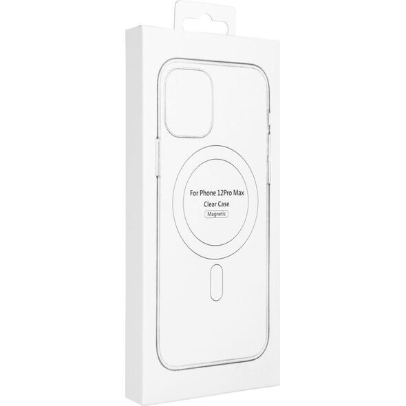 OEM Futerał CLEAR MAG COVER z ochroną aparatu kompatybilny z MagSafe do IPHONE 12 Pro Max transparentny 13843617 5903396156779