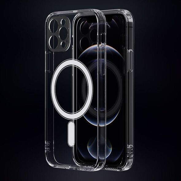 OEM Futerał CLEAR MAG COVER z ochroną aparatu kompatybilny z MagSafe do IPHONE 13 Pro Max transparentny 13843618 5903396156786