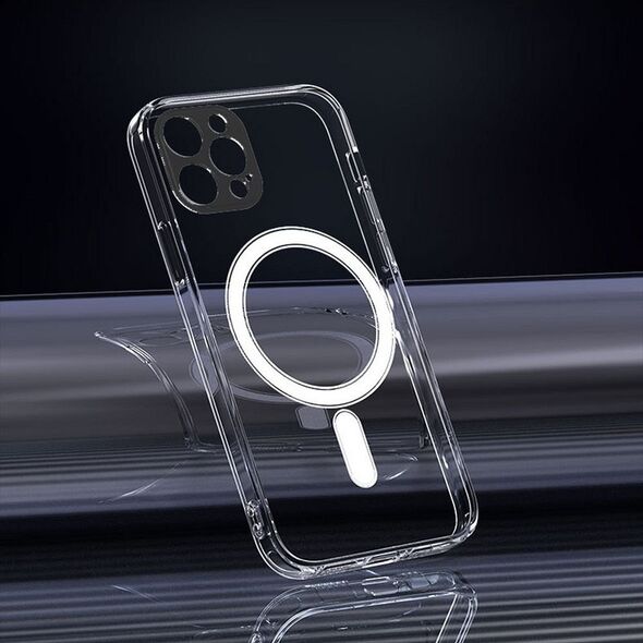 OEM Futerał CLEAR MAG COVER z ochroną aparatu kompatybilny z MagSafe do IPHONE 13 Pro Max transparentny 13843618 5903396156786