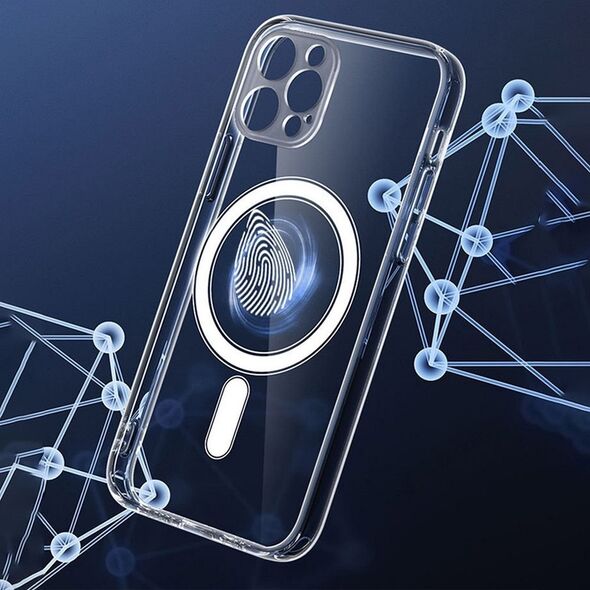OEM Futerał CLEAR MAG COVER z ochroną aparatu kompatybilny z MagSafe do IPHONE 13 Pro Max transparentny 13843618 5903396156786