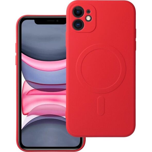 OEM Futerał SILICONE MAG COVER kompatybilny z MagSafe do IPHONE 11 czerwony 13843668 5903396162244